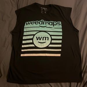 Weedmaps Promotional Cutoff Sleeve T-Shirt